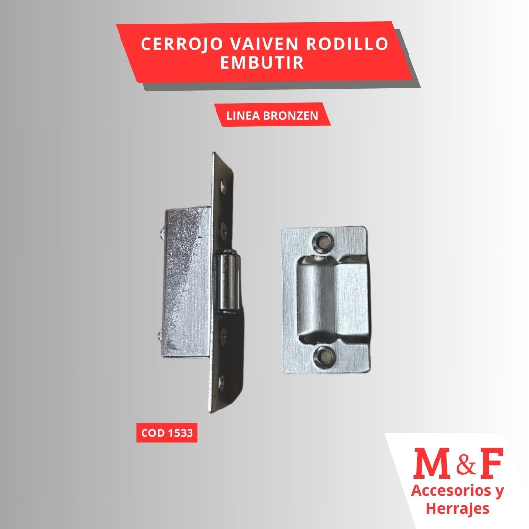 Cerrojo Vaiven Rodillo Embutir 